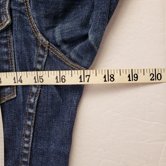 Harolds XS Blue Denim Jacket Vintage Jeans Fall Cotton Spandex Coat - Picture 12 of 16